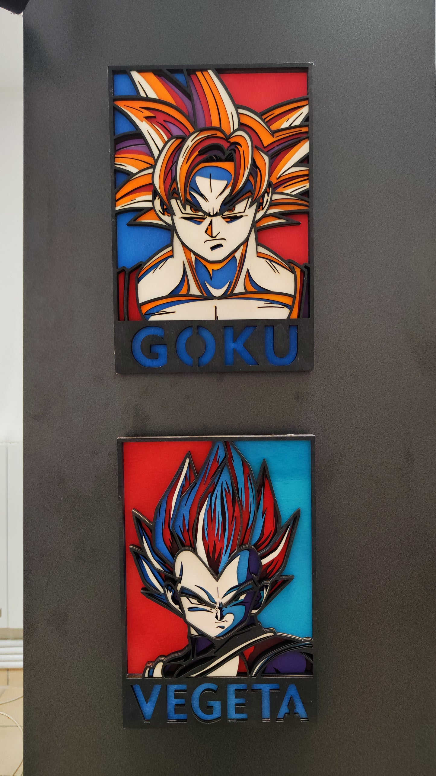 Quadro in Legno Dipinto a Mano – Goku