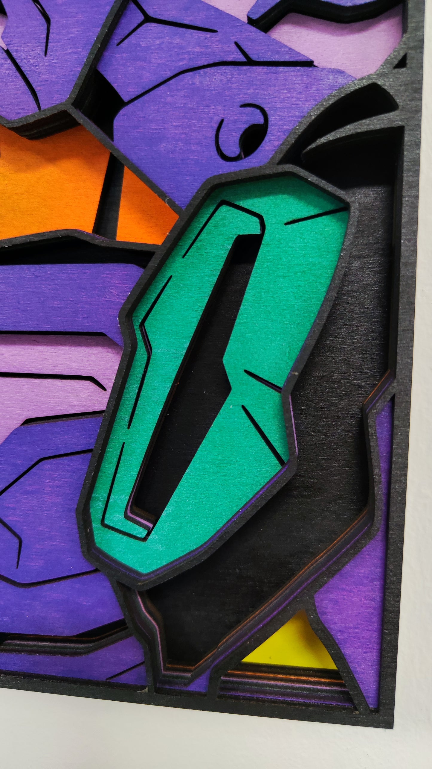Quadro in Legno Dipinto a Mano – EVA-01