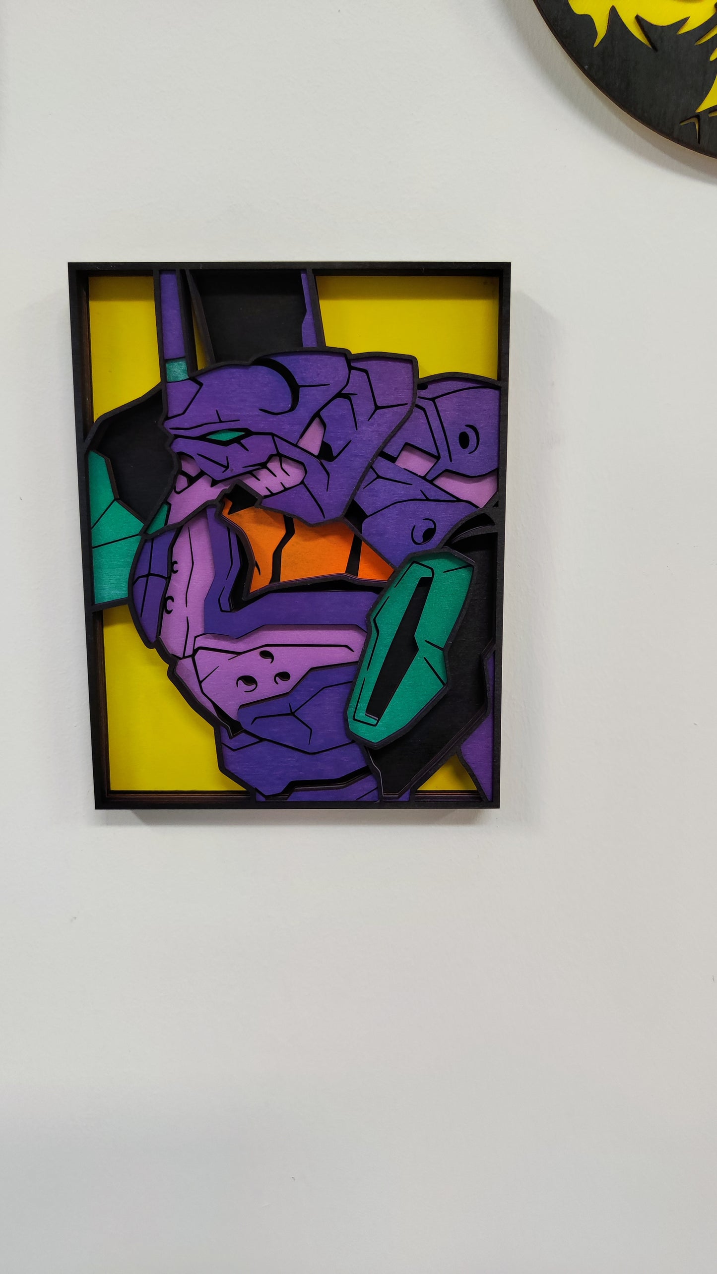 Quadro in Legno Dipinto a Mano – EVA-01
