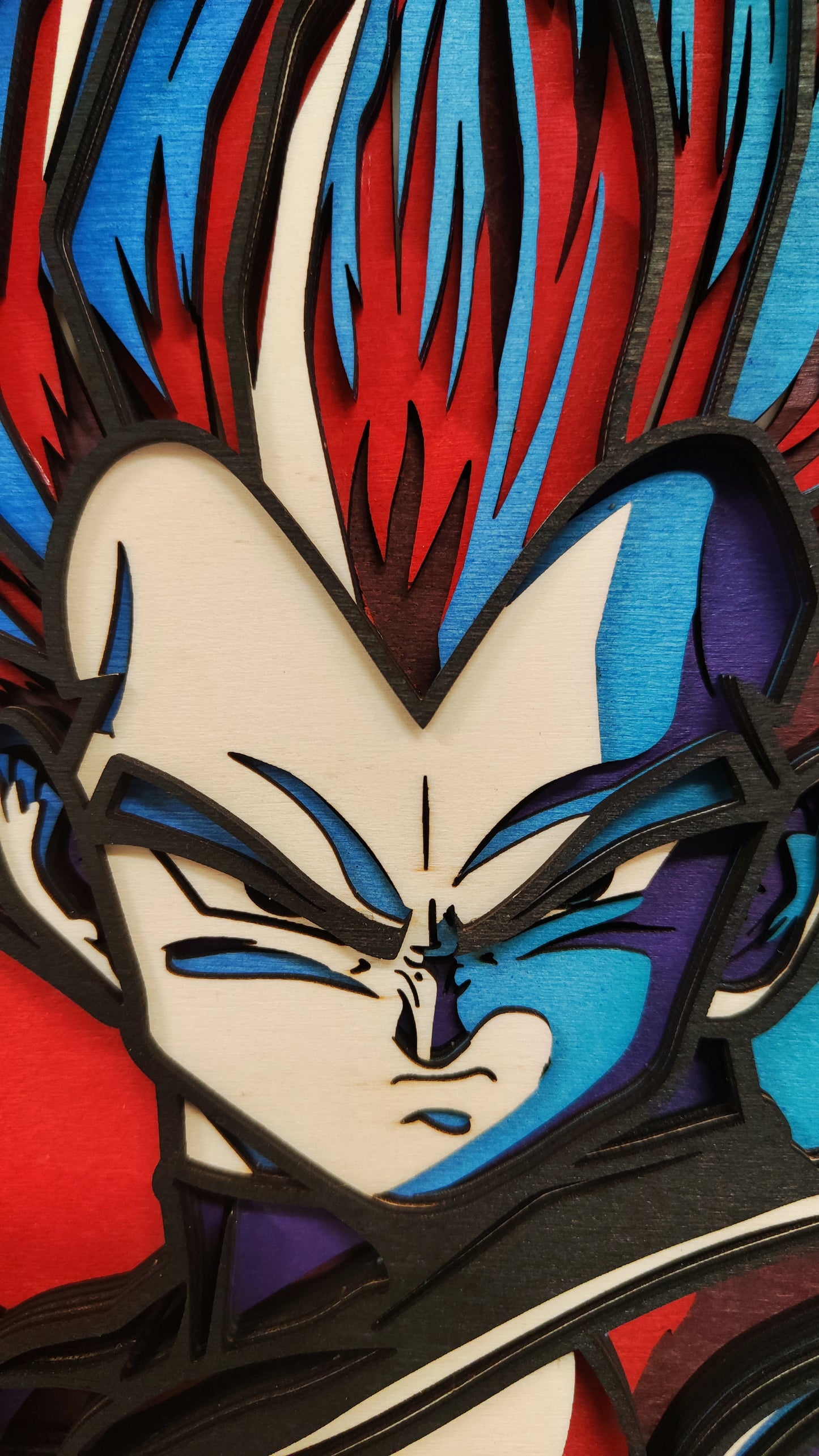 Quadro in Legno Dipinto a Mano – Vegeta