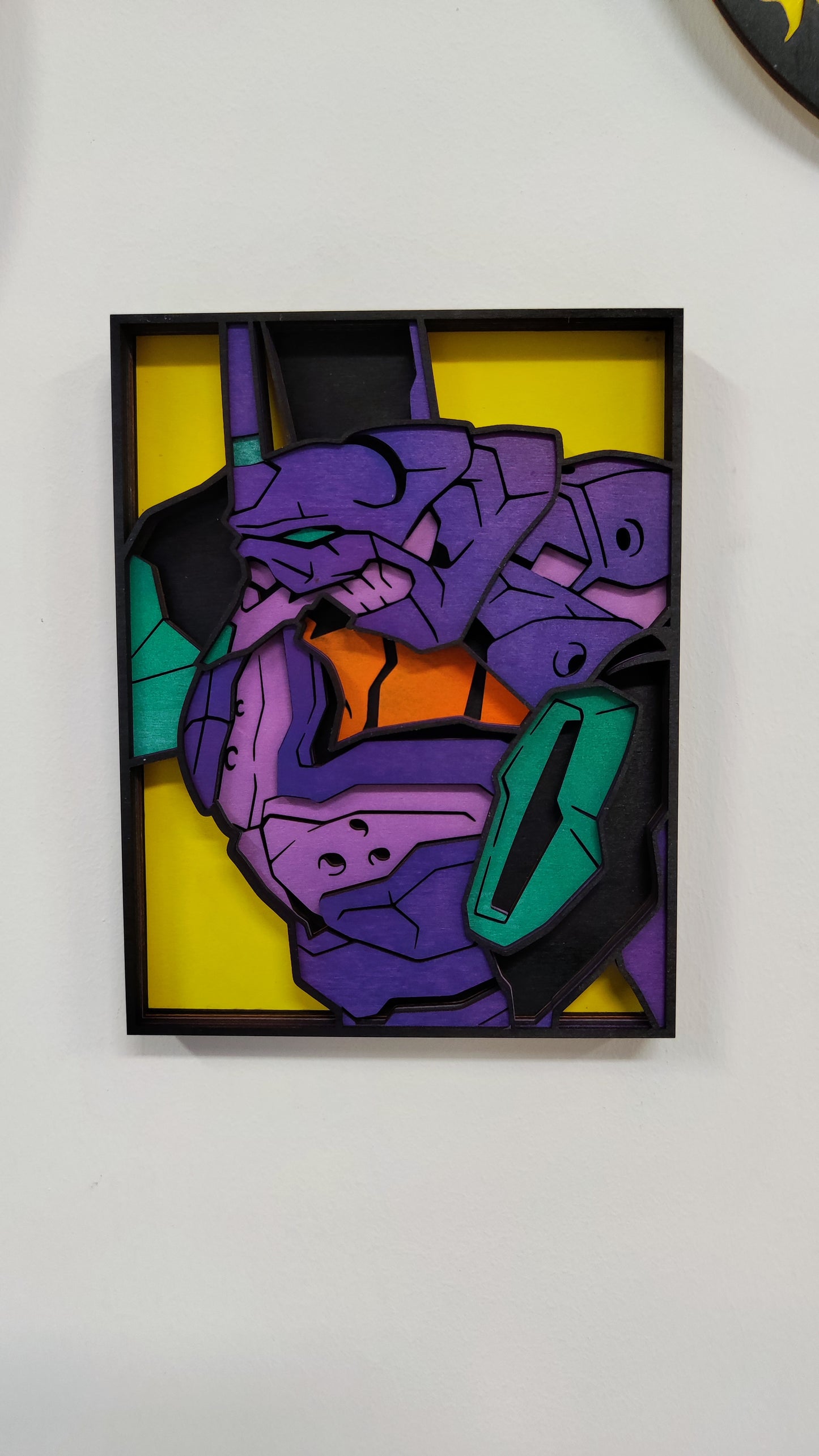 Quadro in Legno Dipinto a Mano – EVA-01