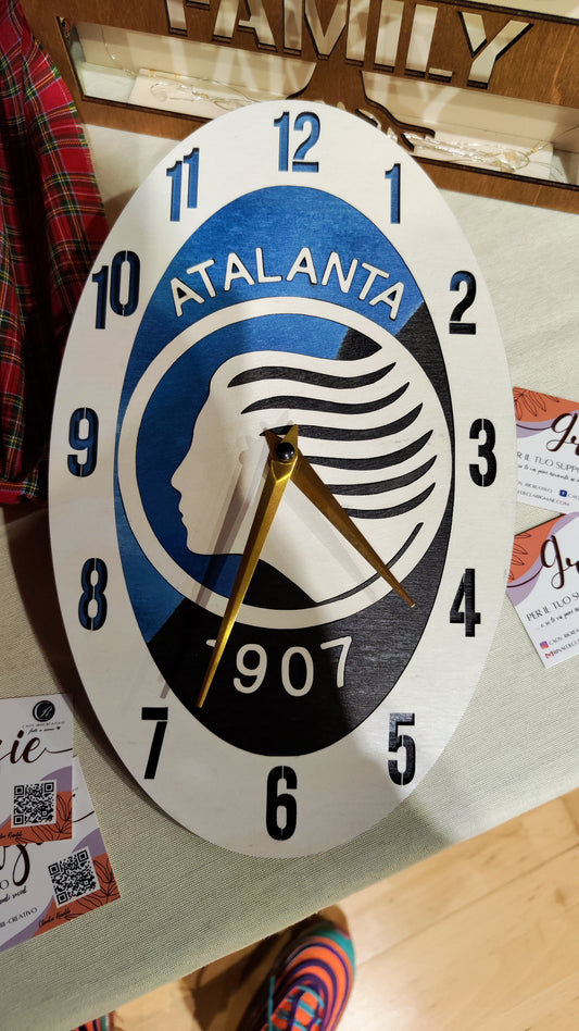 Orologio da Parete Atalanta – Legno Dipinto a Mano