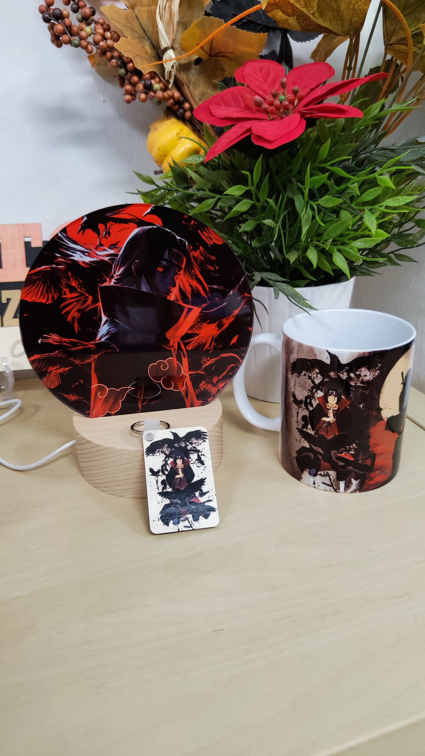 Lampada Itachi Uchiha – L’Occhio del Corvo
